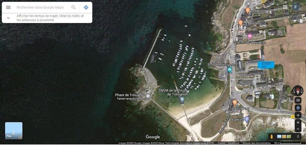 A Moins De 100 Metres De La Mer A La Pointe De Trevignon Trégunc 外观 照片